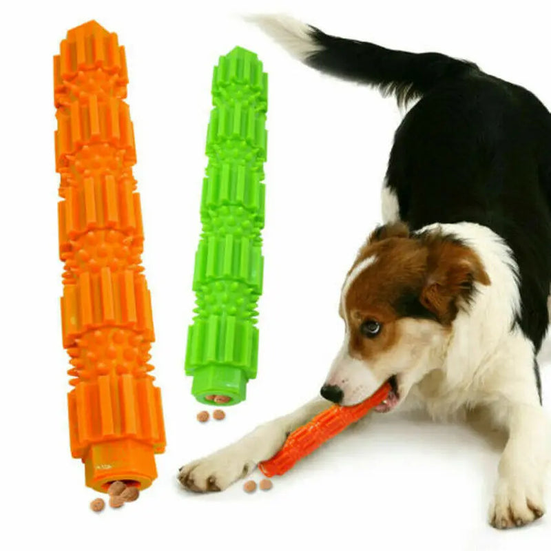 Pet Dog Chew Toy for Aggressive Chewers Treat Dispensing Rubber Teeth Cleaning Toy Squeaking Rubber Dog Toy Toys for Dogs