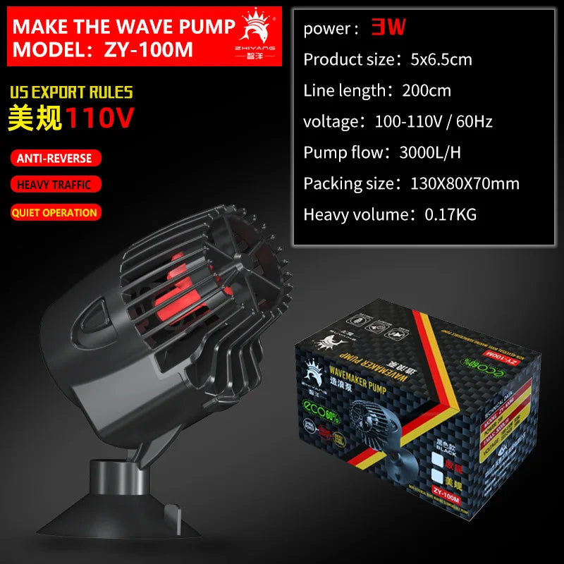 Wavemaker Wave Maker Water Pump for Aquarium Fish Tank Submersible Aerobic Pump Water Circulation Pump Flow Surf Pump 220-240V