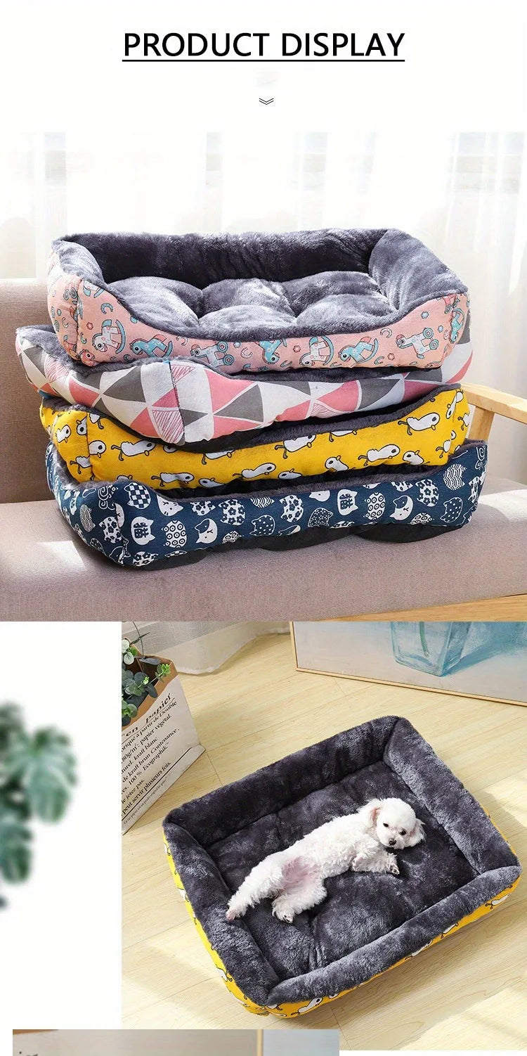 Cama para cachorro de estimação, sofá, tapetes, produtos para animais de estimação, acessórios para animais de estimação, cesta para cães, suprimentos para casa grande, média e pequena, cama para gatos