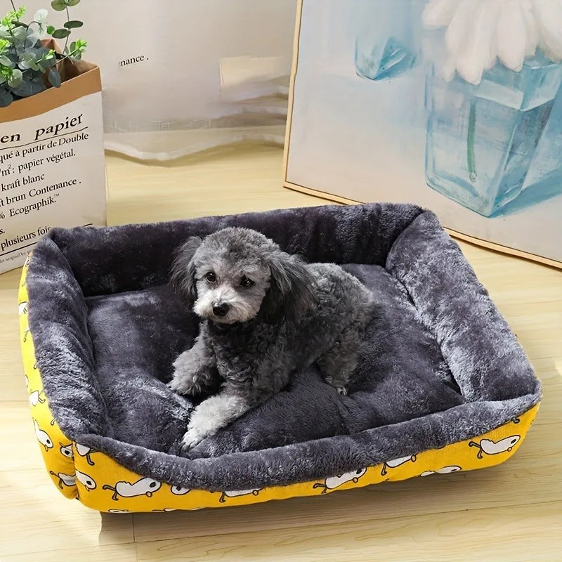 Cama para cachorro de estimação, sofá, tapetes, produtos para animais de estimação, acessórios para animais de estimação, cesta para cães, suprimentos para casa grande, média e pequena, cama para gatos