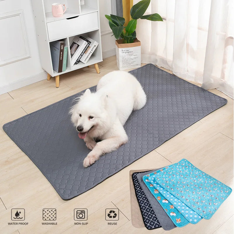 Dog Urine Pads Washable Reusable Anti Slip Pet Pee Pad Puppy Training Pad Pet Bed Urine Mat for Car Seat Cover Pet Supplies