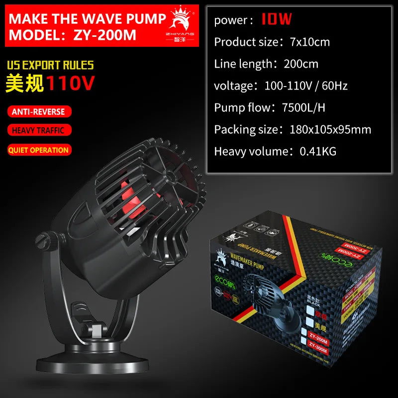 Wavemaker Wave Maker Water Pump for Aquarium Fish Tank Submersible Aerobic Pump Water Circulation Pump Flow Surf Pump 220-240V