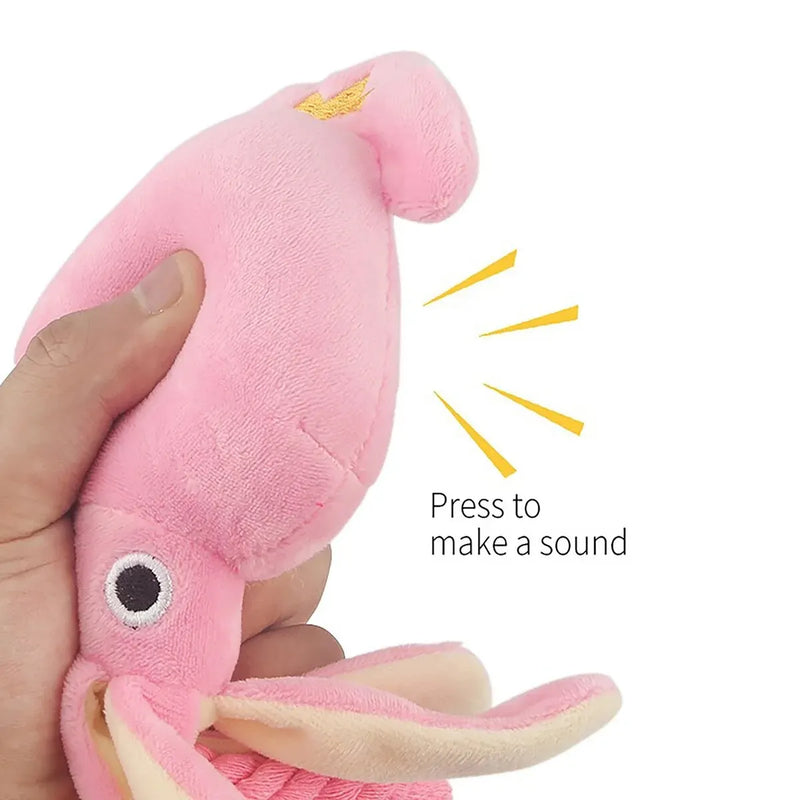 Supet Pet Octopus Plush Rope Toy é resistente a mordidas, divertido e interativo, adequado para uso interno e externo