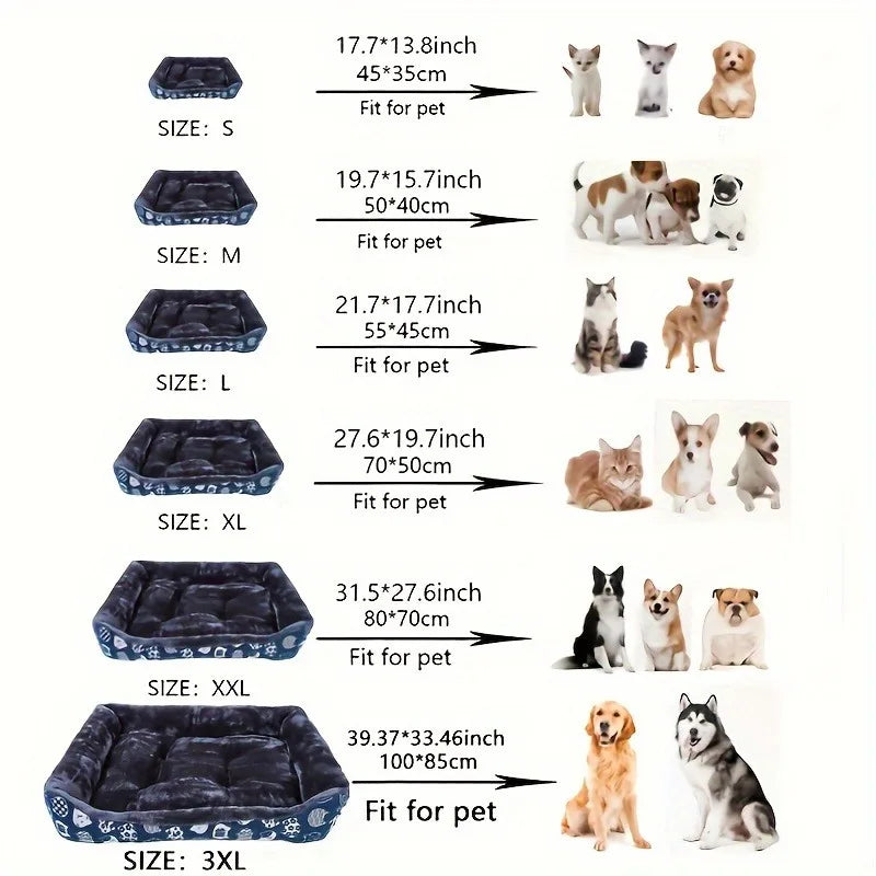 Cama para cachorro de estimação, sofá, tapetes, produtos para animais de estimação, acessórios para animais de estimação, cesta para cães, suprimentos para casa grande, média e pequena, cama para gatos